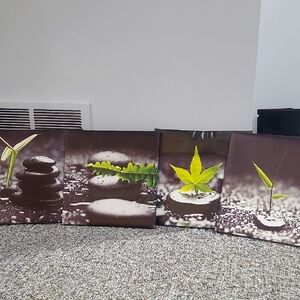 Zen Nature Canvas Art Set